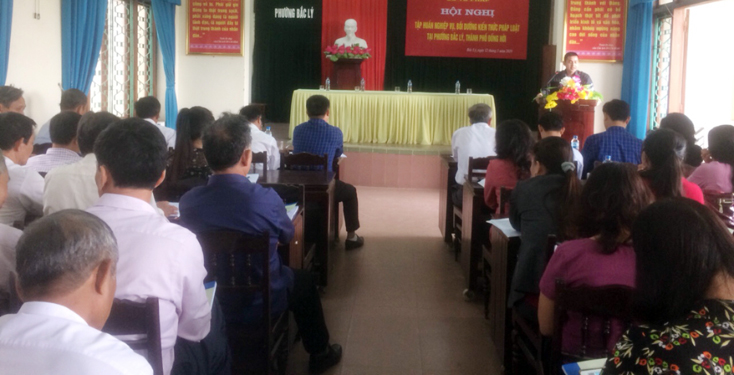 Bồi dưỡng kiến thức pháp luật tại địa bàn trọng điểm