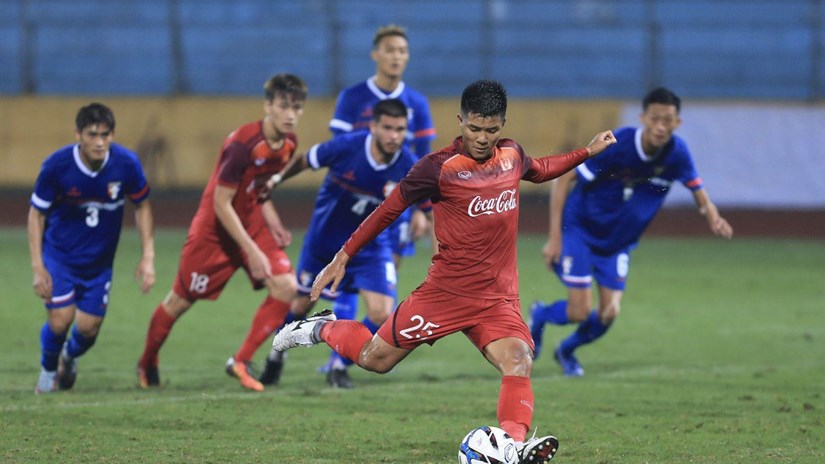 U23 Việt Nam thắng đậm 6-1 trước U23 Đài Bắc Trung Hoa