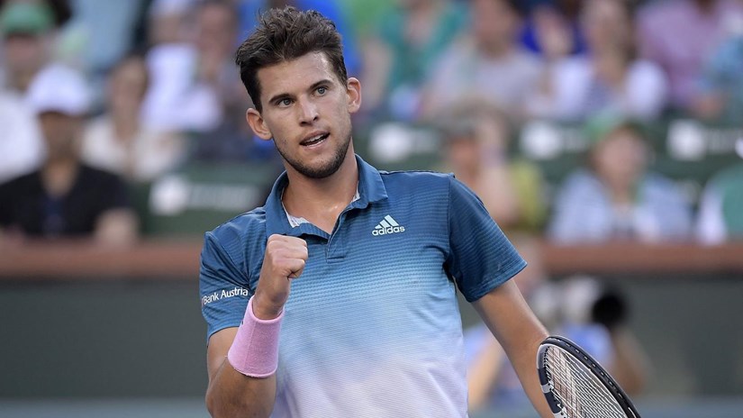 Ngược dòng hạ Federer, Thiem lần đầu lên ngôi tại Indian Wells