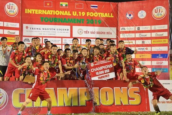 Thắng Thái Lan, đội Việt Nam vô địch Giải bóng đá U19 Quốc tế 2019