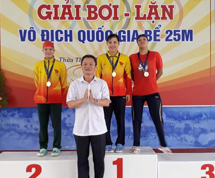 Đội tuyển Bơi Quảng Bình giành 7 HCV tại Giải vô địch quốc gia bể 25m
