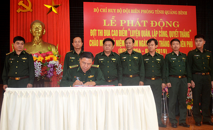 BĐBP Quảng Bình: Phát động đợt thi đua cao điểm