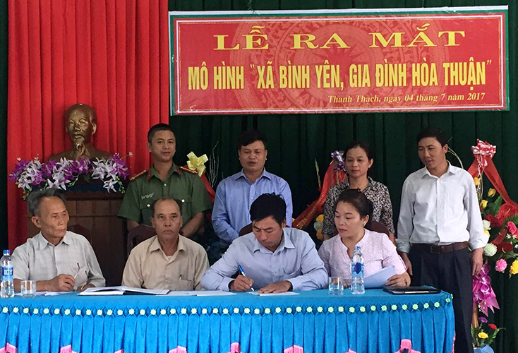Thanh Thạch: Điểm sáng trong phong trào toàn dân bảo vệ an ninh Tổ quốc