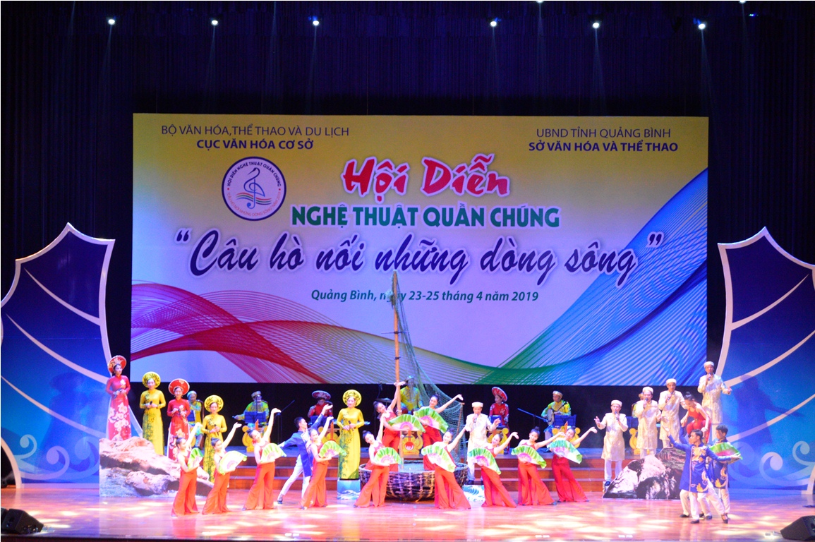 Khai mạc hội diễn nghệ thuật quần chúng "Câu hò nối những dòng sông" năm 2019