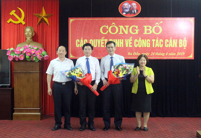 Ban Tổ chức Tỉnh ủy: Công bố các quyết định về công tác cán bộ