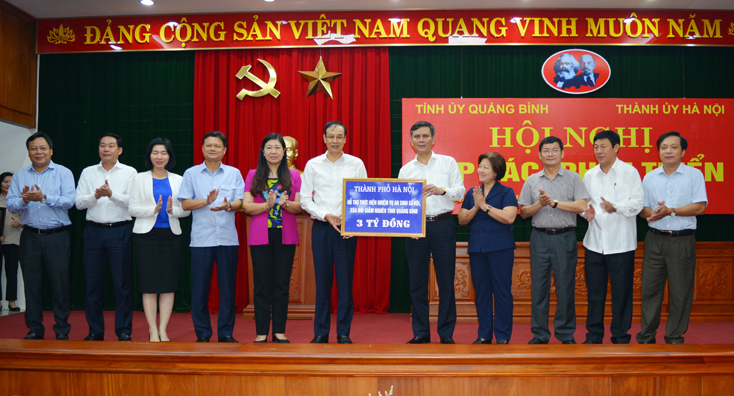 Tăng cường hợp tác, phát triển giữa tỉnh Quảng Bình và TP. Hà Nội