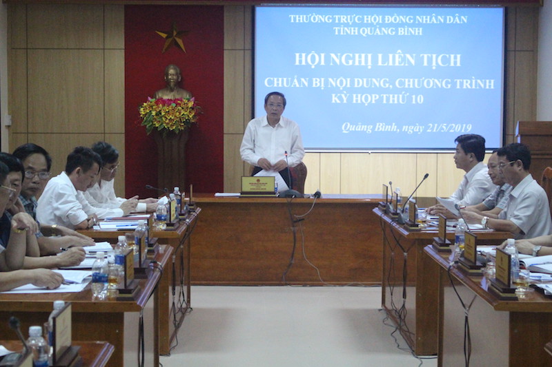 Hội nghị liên tịch chuẩn bị nội dung kỳ họp thứ 10, HĐND tỉnh khoá XVII
