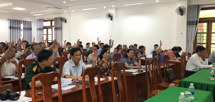Thông qua nội dung chuẩn bị Đại hội đại biểu MTTQVN tỉnh lần thứ XIII, nhiệm kỳ 2019-2024