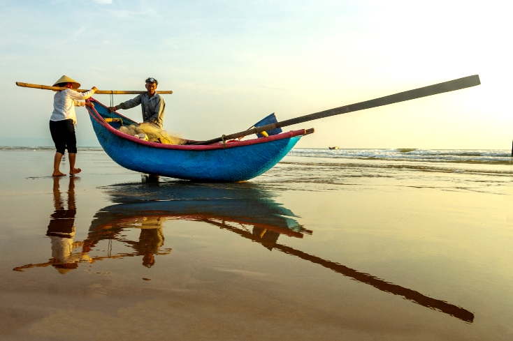 Buổi sáng bên biển