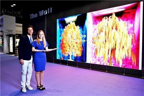 Samsung sắp phát hành 'bức tường tivi" trên thị trường toàn cầu