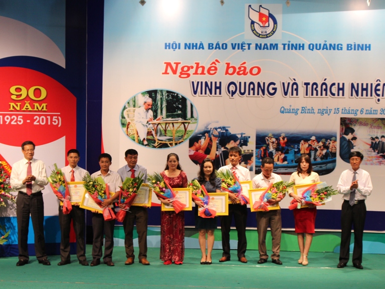 Báo Quảng Bình đoạt 1 giải A, 3 giải B và 1 giải C tại giải Báo chí Quảng Bình lần thứ XIII năm 2018