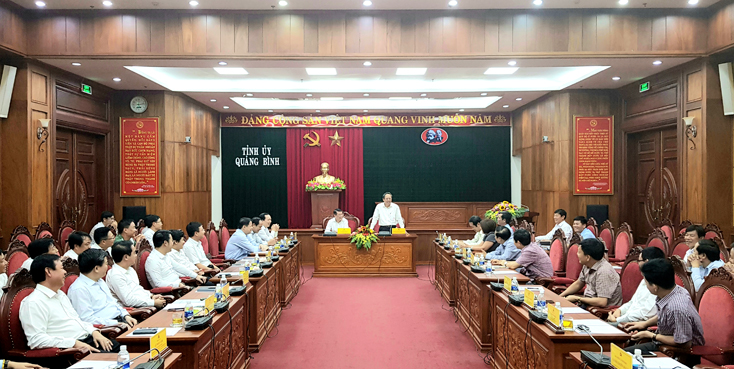 Thường trực Tỉnh ủy làm việc với Ngân hàng Nhà nước Việt Nam