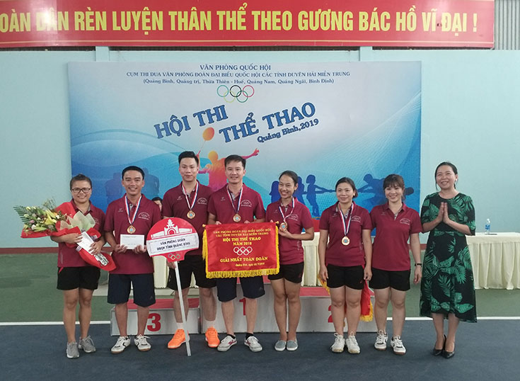 Hội thi thể thao Văn phòng các Đoàn ĐBQH các tỉnh duyên hải miền Trung