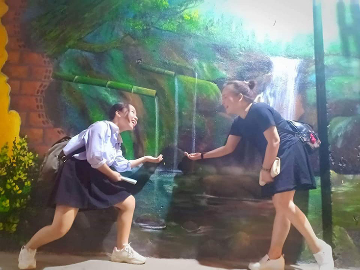 Độc đáo tranh nghệ thuật 3D