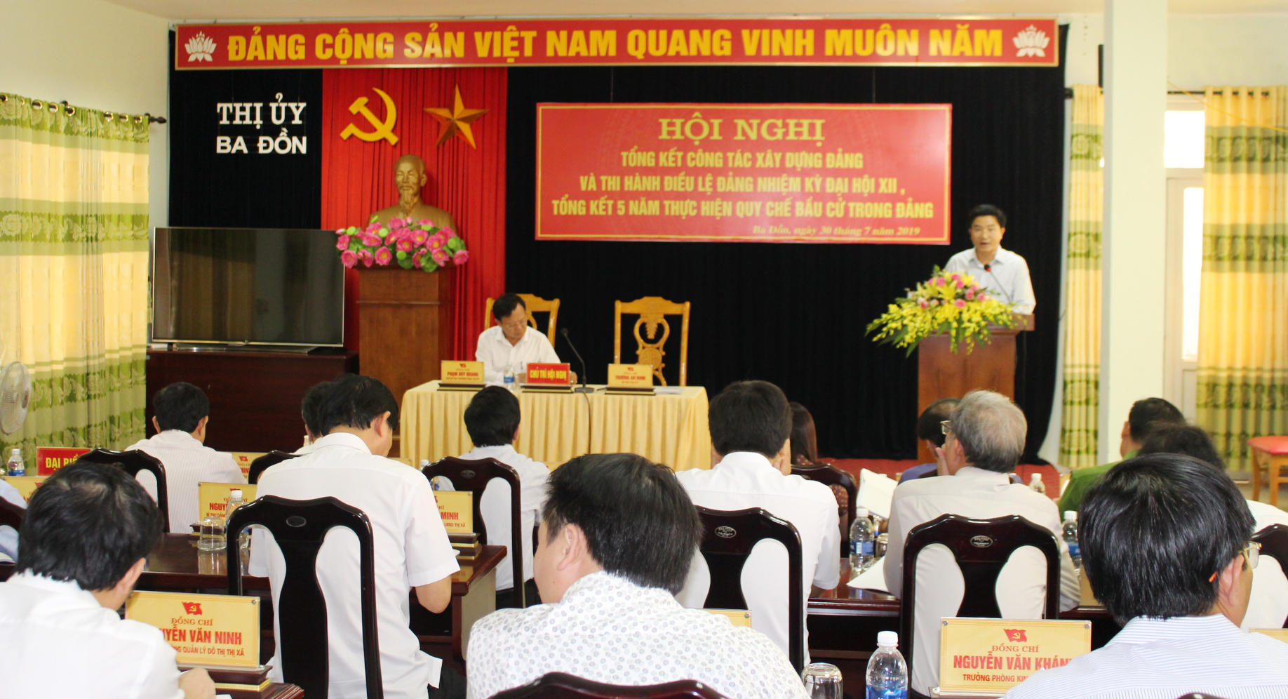 Thị ủy Ba Đồn: Nâng cao hiệu quả công tác xây dựng Đảng