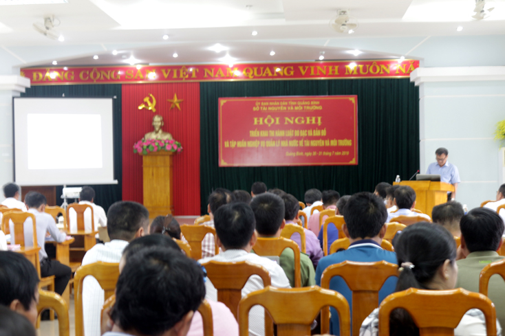 Tập huấn kiểm kê đất đai, lập bản đồ hiện trạng sử dụng đất