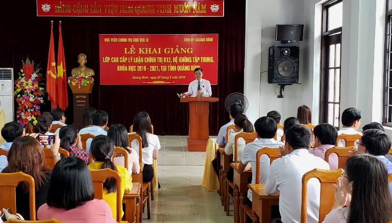 Khai giảng lớp cao cấp lý luận chính trị khóa 12, hệ không tập trung