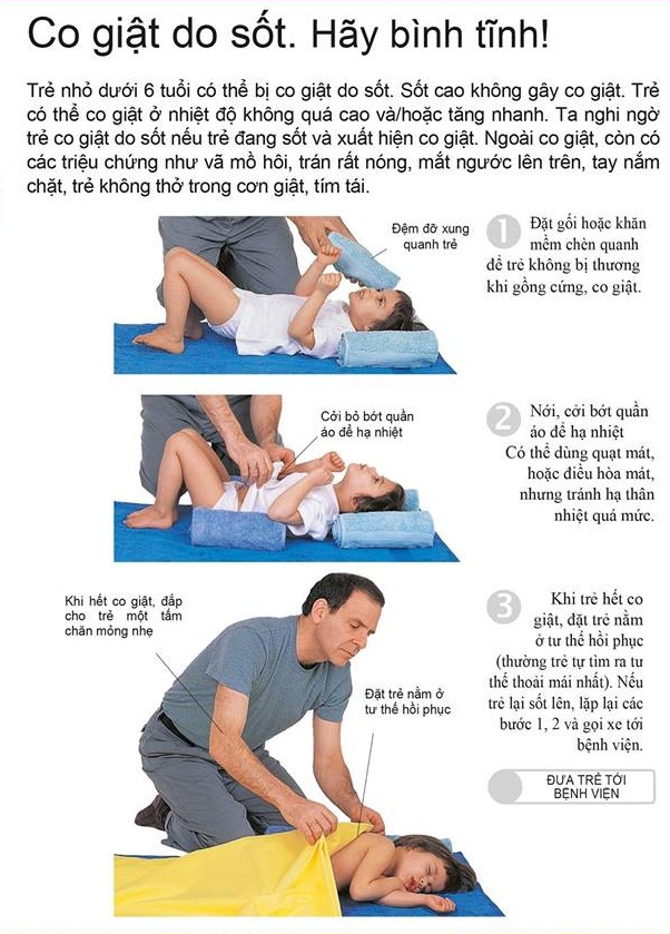 Trẻ bị co giật, có nên đút ngón tay, nhét thìa, khăn vào mồm để tránh bị cắn vào lưỡi?