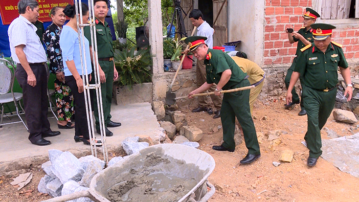 Bố Trạch:  Khởi công xây dựng nhà tình nghĩa cho thân nhân liệt sỹ