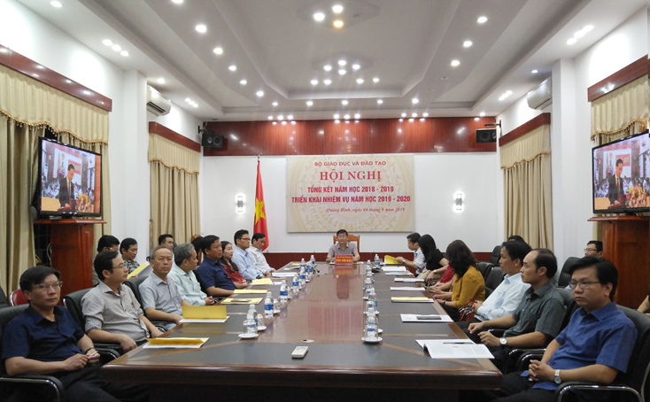 Hội nghị trực tuyến tổng kết năm học 2018-2019