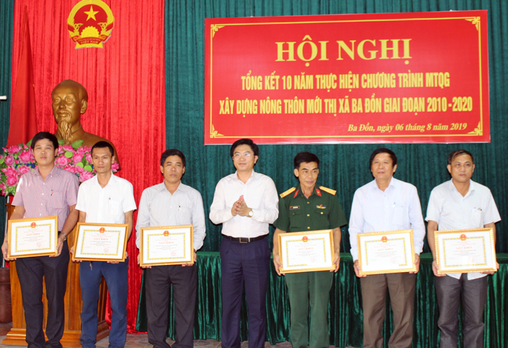 TX. Ba Đồn: Phấn đấu cuối năm 2020 có 8-9 xã đạt chuẩn nông thôn mới
