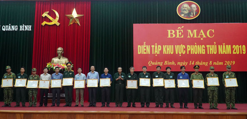 Diễn tập khu vực phòng thủ tỉnh Quảng Bình năm 2019 thành công toàn diện