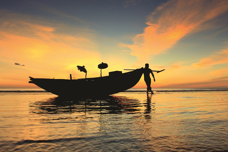 Buổi sáng trên biển