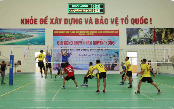 Khai mạc giải bóng chuyền nam truyền thống Công an tỉnh năm 2019