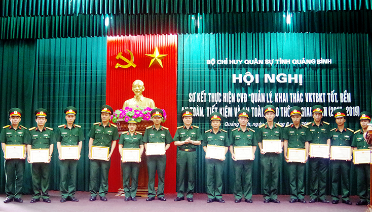 Bộ CHQS tỉnh: Sơ kết 5 năm thực hiện cộng vận động 50, giai đoạn2015-2019