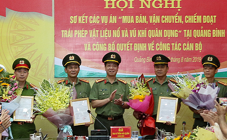 Sơ kết các vụ án "Mua bán, vận chuyển, chiếm đoạt trái phép vật liệu nổ và vũ khí quân dụng"