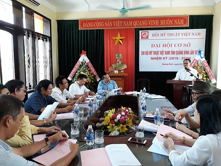 Đại hội Chi hội Mỹ thuật Việt Nam tỉnh Quảng Bình nhiệm kỳ 2019-2024