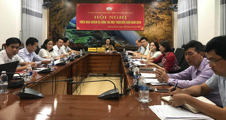 Ủy ban Trung ương MTTQVN: Khai trương hệ thống hội nghị truyền hình trực tuyến