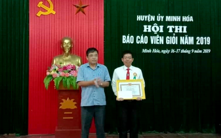 Huyện ủy Minh Hóa:  Tổ chức hội thi báo cáo viên giỏi năm 2019