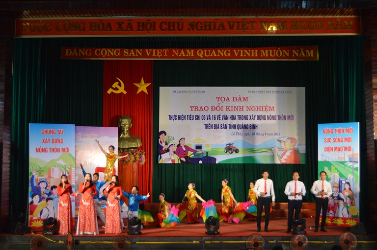 Trao đổi kinh nghiệm thực hiện các tiêu chí văn hóa trong xây dựng nông thôn mới