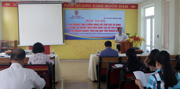 Đẩy mạnh hỗ trợ pháp lý các doanh nghiệp trên địa bàn tỉnh