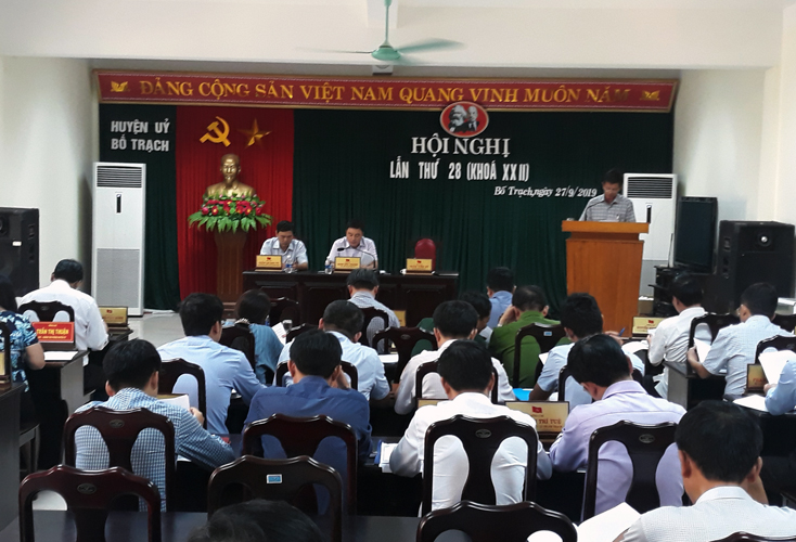 Huyện ủy Bố Trạch: Tập trung hoàn thành các mục tiêu phát triển kinh tế-xã hội năm 2019