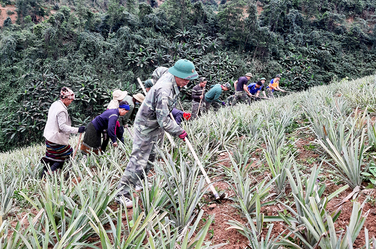 Thắm tình quân dân nơi vùng cao biên giới