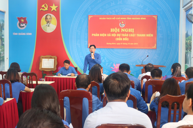 Đoàn viên, thanh niên đóng góp ý kiến dự thảo Luật Thanh niên (sửa đổi)