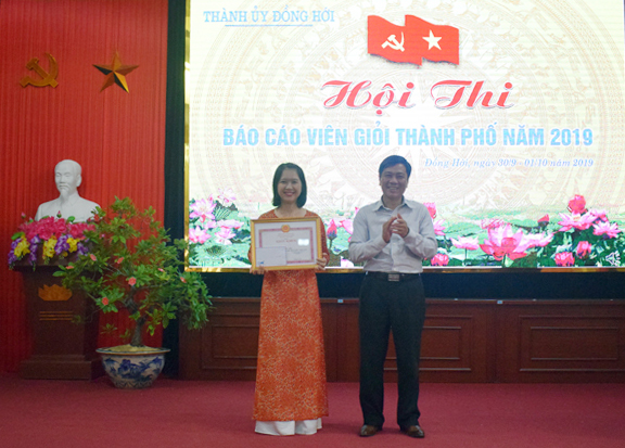 TP. Đồng Hới: 26 thí sinh tham gia hội thi báo cáo viên giỏi năm 2019