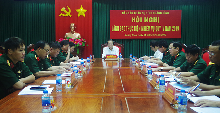 Đảng ủy Quân sự tỉnh: Tập trung lãnh đạo hoàn thành tốt nhiệm vụ quân sự, quốc  phòng năm 2019