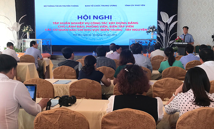 Tập huấn nghiệp vụ công tác xây dựng Đảng cơ quan báo chí các tỉnh, thành phố miền Trung-Tây Nguyên