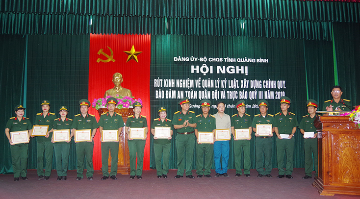 Bộ CHQS tỉnh: Rút kinh nghiệm về quản lý kỷ luật, bảo đảm an toàn quân đội