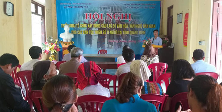 Xây dựng CLB văn hóa, văn nghệ dân gian Vân Kiều