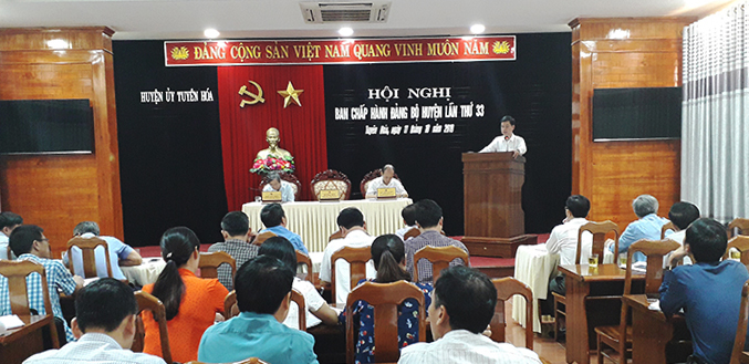 Tuyên Hóa: Tập trung các giải pháp thực hiện nhiệm vụ quý IV năm 2019