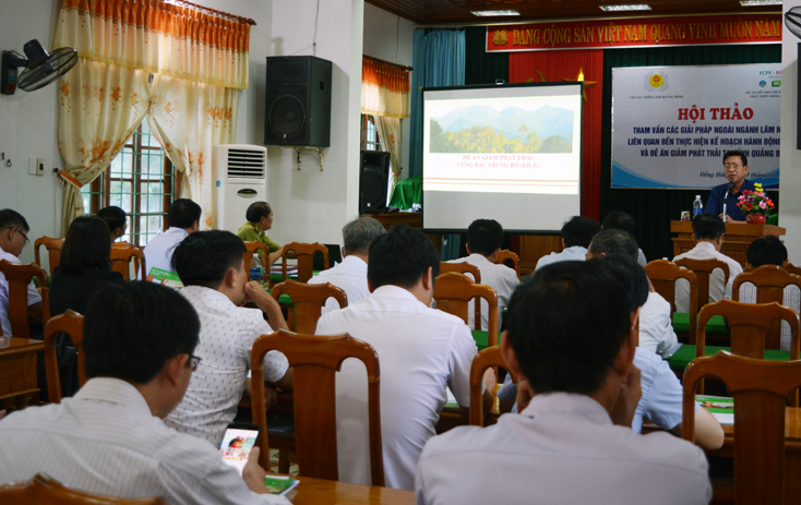 Hội thảo tham vấn về các giải pháp ngoài ngành Lâm nghiệp