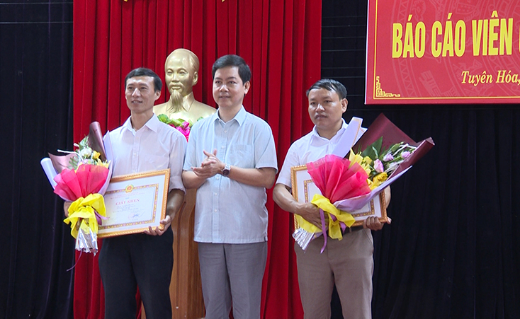 Hội thi báo cáo viên giỏi năm 2019 huyện Tuyên Hóa:  Sáng tạo, bám sát thực tiễn