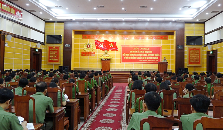Công an Quảng Bình:  Triển khai kế hoạch bảo đảm ANTT bảo vệ đại hội Đảng các cấp
