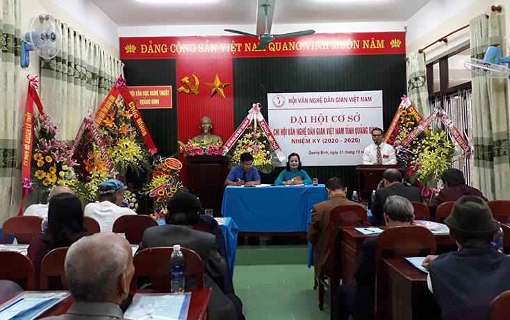 Đại hội Chi hội văn nghệ dân gian Việt Nam tỉnh Quảng Bình, nhiệm kỳ 2020 - 2025