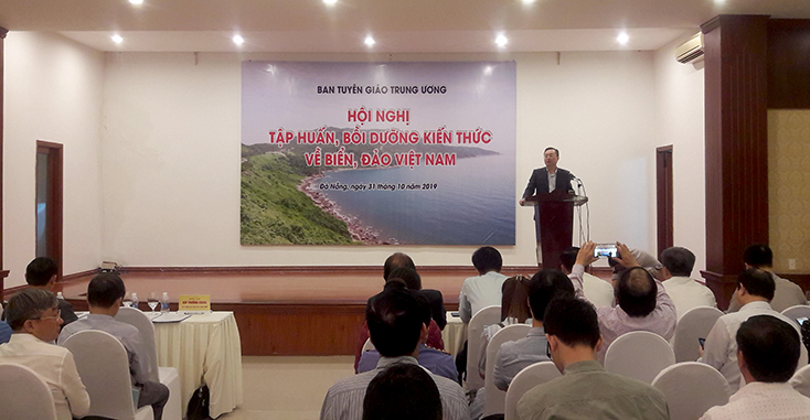 Hội nghị tập huấn, bồi dưỡng kiến thức biển, đảo cho cán bộ, phóng viên, biên tập viên các cơ quan báo chí