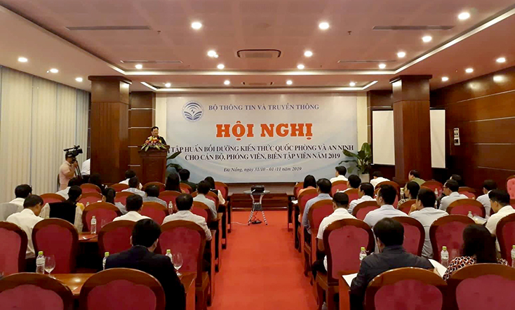 Tập huấn, bồi dưỡng công tác quốc phòng-an ninh cho các cơ quan báo chí